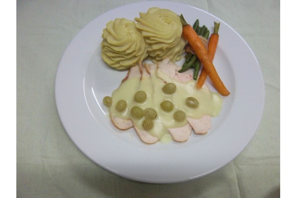 Kalkoennootje in druivensaus / kg