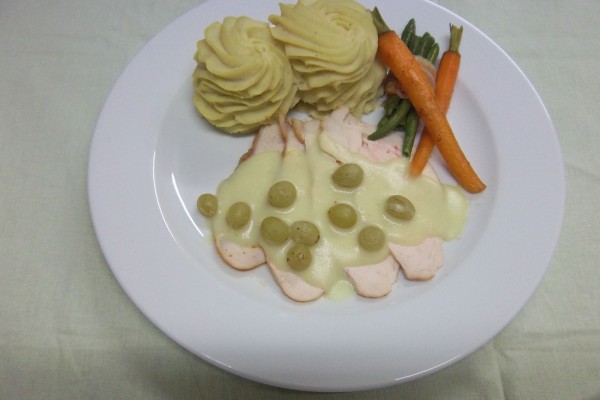 Kalkoennootje in druivensaus / kg