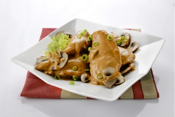 Kalkoennootje in jagersaus / kg Kalkoennootje in jagersaus / kg